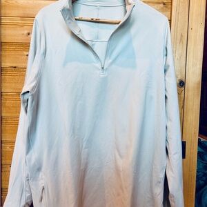 Lululemon Athletica Men's Gray Quarter-Zip Pullover